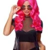Hollywood Glam Curls Wig Pink