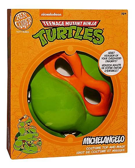 Adult Michelangelo Teenage Mutant Ninja Turtles Costume Kit - Ben Coop 1 Adult Michelangelo Teenage Mutant Ninja Turtles Costume Kit - Ben Coop