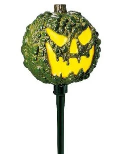 Light-Up LED Green Jack-O-Lantern Pathway Markers -Online Halloween Costumes 01573906 c