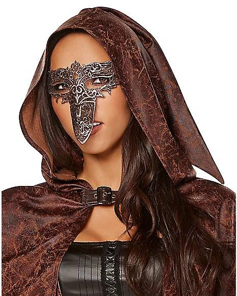 Adult Hooded Plague Doctor Costume 3 Adult Hooded Plague Doctor Costume - Image 3