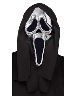 Kids Chrome Ghost Face Full Mask