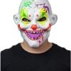 Black Light Neon Clown Full Mask