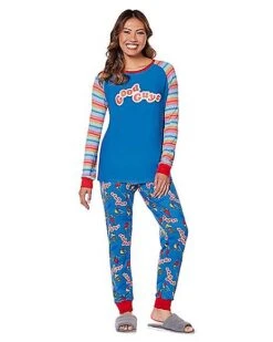 Good Guys Chucky Pajama Set 6 Good Guys Chucky Pajama Set -Online Halloween Costumes 01578996 c