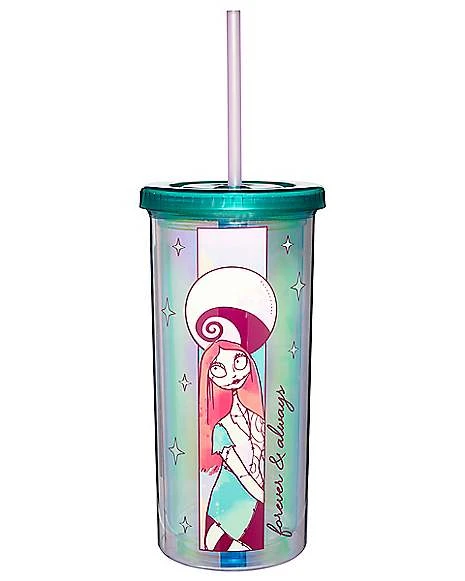 Iridescent Jack And Sally Cup With Straw 20 Oz. - The Nightmare Before 2 Iridescent Jack And Sally Cup With Straw 20 Oz. - The Nightmare Before - Image 2