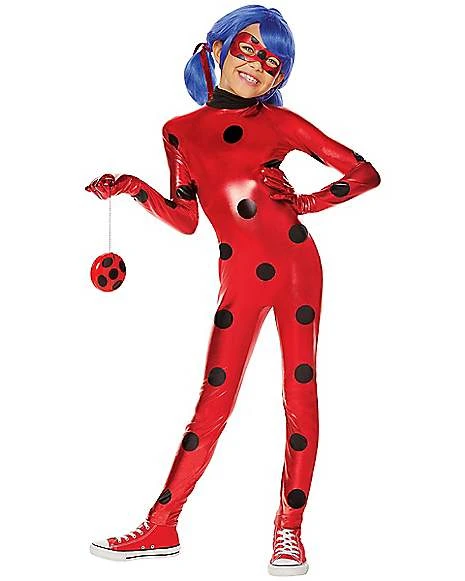 Kids Ladybug Costume Deluxe - Miraculous Ladybug 1 Kids Ladybug Costume Deluxe - Miraculous Ladybug