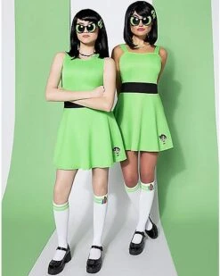 Kids Buttercup Dress Costume - The Powerpuff Girls -Online Halloween Costumes 01580901 c