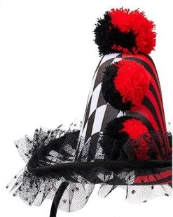 Scary Clown Mini Hat Headband 5 Scary Clown Mini Hat Headband -Online Halloween Costumes 01582360 c