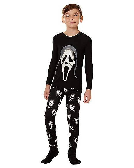 Kids Ghost Face Pajama Set 1 Kids Ghost Face Pajama Set