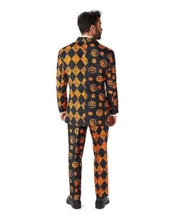 Adult Distressed Pumpkin Party Suit 7 Adult Distressed Pumpkin Party Suit -Online Halloween Costumes 01587179 c