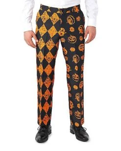 Adult Distressed Pumpkin Party Suit 9 Adult Distressed Pumpkin Party Suit -Online Halloween Costumes 01587179 e