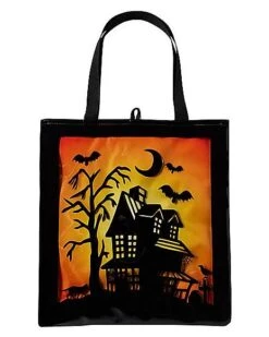 Haunted House Candy Window Tote Bag