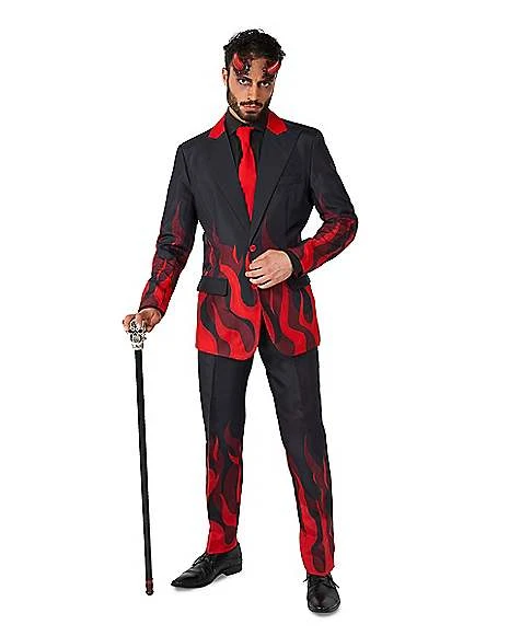 Adult Devil Party Suit 2 Adult Devil Party Suit - Image 2