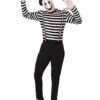 Adult Creepy Mime Costume