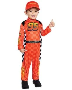 Toddler Lightning McQueen Pit Crew Costume - Cars