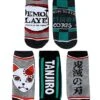 Demon Slayer No Show Socks - 5 Pack