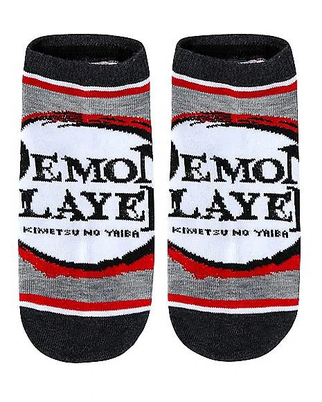 Demon Slayer No Show Socks - 5 Pack 2 Demon Slayer No Show Socks - 5 Pack - Image 2