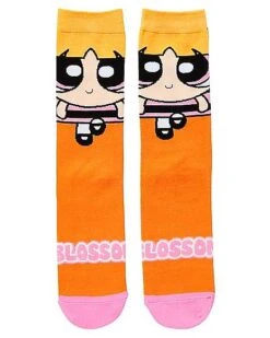 Blossom Crew Socks - The Powerpuff Girls