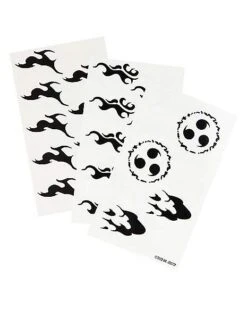 Sasuke Curse Marks Tattoo Set - Naruto Shippuden