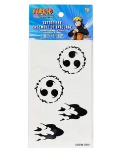 Sasuke Curse Marks Tattoo Set - Naruto Shippuden 9 Sasuke Curse Marks Tattoo Set - Naruto Shippuden -Online Halloween Costumes 01595214 e