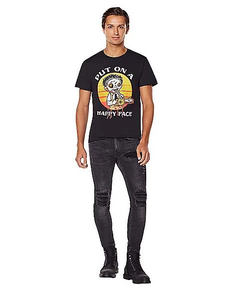 Happy Leatherface T Shirt - Texas Chainsaw Massacre 3 Happy Leatherface T Shirt - Texas Chainsaw Massacre - Image 3