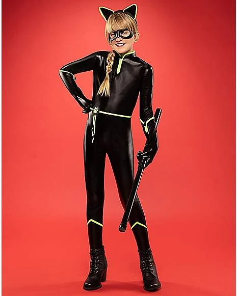 Kids Lady Noire Costume - Miraculous Ladybug 1 Kids Lady Noire Costume - Miraculous Ladybug