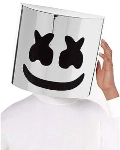 Kids Chrome Marshmello Half Mask