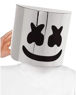 Chrome Marshmello Half Mask