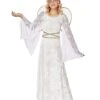Kids White Lace Angel Costume