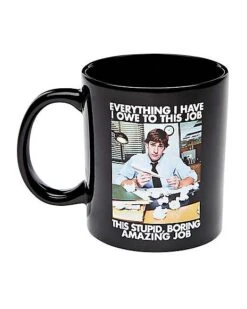 Stupid Boring Amazing Job Jim Coffee Mug 20 Oz. - The Office
