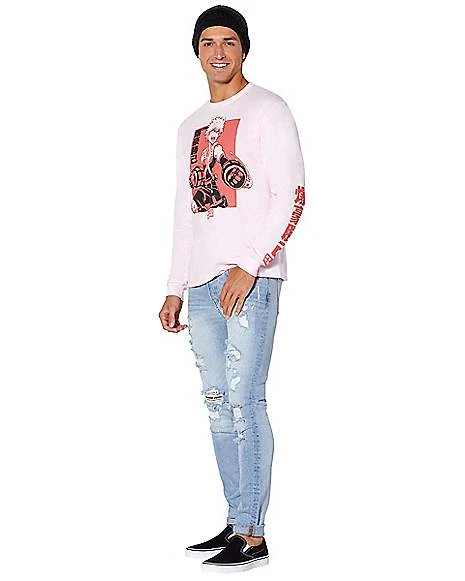 Kacchan Long Sleeve T Shirt - My Hero Academia 3 Kacchan Long Sleeve T Shirt - My Hero Academia - Image 3