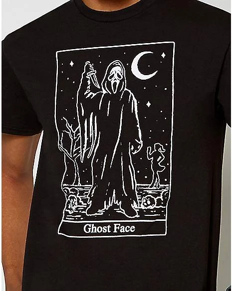 Ghost Face Tarot T Shirt 2 Ghost Face Tarot T Shirt - Image 2