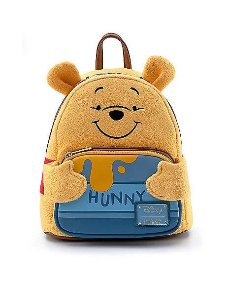 Loungefly Plush Winnie The Pooh Mini Backpack 1 Loungefly Plush Winnie The Pooh Mini Backpack