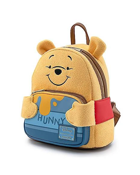 Loungefly Plush Winnie The Pooh Mini Backpack 2 Loungefly Plush Winnie The Pooh Mini Backpack - Image 2
