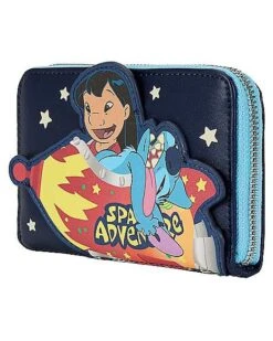 Loungefly Glow In The Dark Space Adventure Zip Wallet - Lilo & Stitch 8 Loungefly Glow In The Dark Space Adventure Zip Wallet - Lilo & Stitch -Online Halloween Costumes 03915683 c