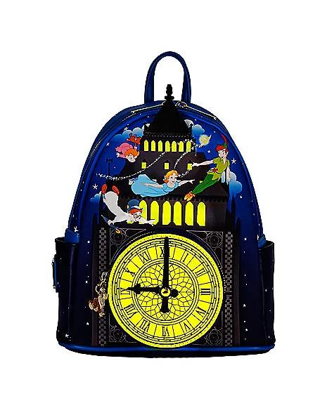 Loungefly Glow In The Dark Peter Pan Clock Mini Backpack - Disney 2 Loungefly Glow In The Dark Peter Pan Clock Mini Backpack - Disney - Image 2
