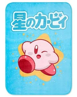 Kirby Star Fleece Micro Blanket - Nintendo