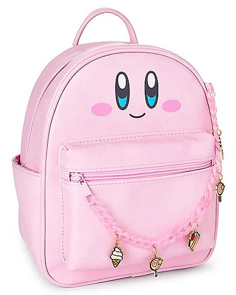Kirby Mini Backpack With Chain 3 Kirby Mini Backpack With Chain - Image 3