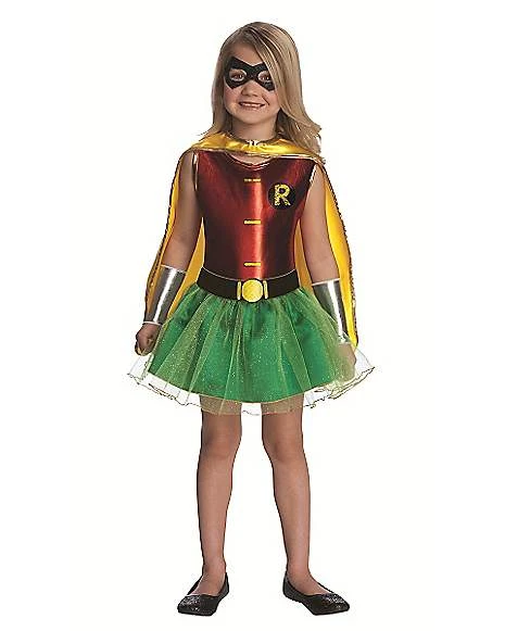 Kids Robin Tutu Costume - Batman 1 Kids Robin Tutu Costume - Batman