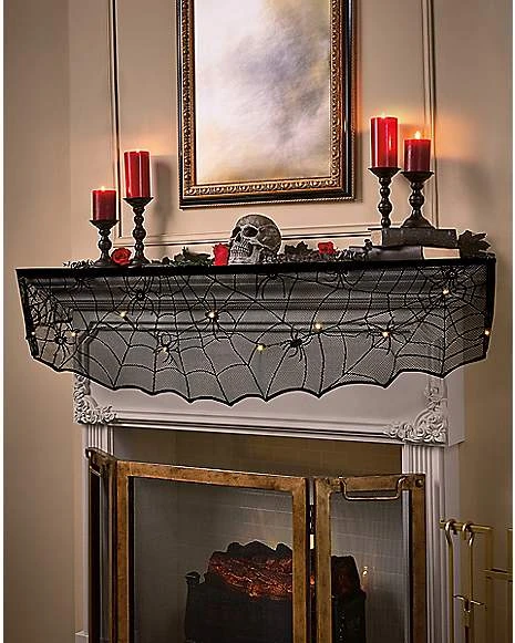 Spider Mantel Cover 1 Spider Mantel Cover