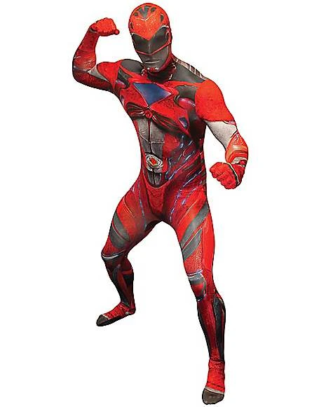 Adult Red Ranger Skin Suit Costume - Power Rangers 1 Adult Red Ranger Skin Suit Costume - Power Rangers
