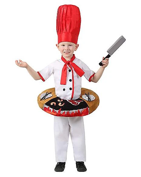 Kids Hibachi Chef Table Top Costume 1 Kids Hibachi Chef Table Top Costume