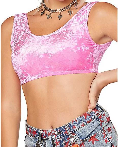 Velour Harley Quinn Crop Top - Birds Of Prey 3 Velour Harley Quinn Crop Top - Birds Of Prey - Image 3