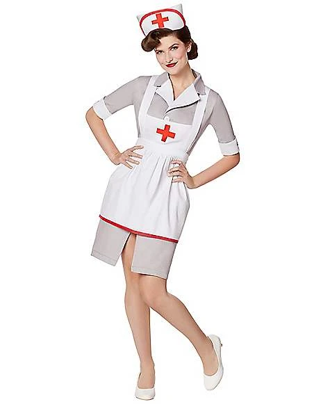 Adult Retro Nurse Costume 2 Adult Retro Nurse Costume - Image 2