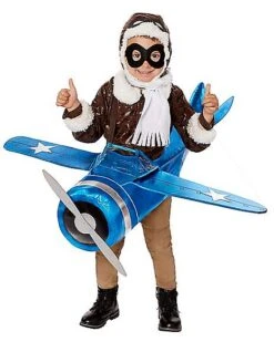 Toddler Ride-Along Plane And Pilot Costume