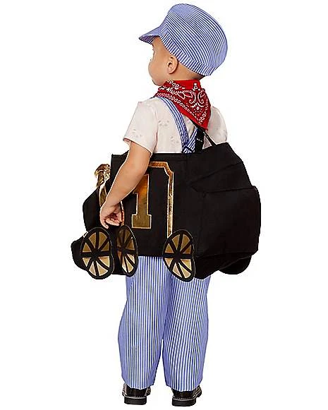 Toddler Ride-Along Train And Conductor Costume 2 Toddler Ride-Along Train And Conductor Costume - Image 2