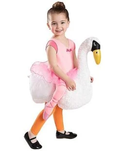 Toddler Ride-Along Swan Costume
