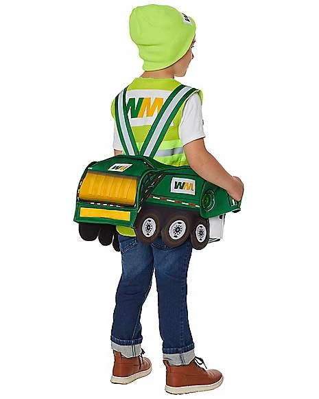 Toddler Waste Management Ride-Along Costume With Sound 2 Toddler Waste Management Ride-Along Costume With Sound - Image 2