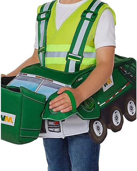 Toddler Waste Management Ride-Along Costume With Sound 3 Toddler Waste Management Ride-Along Costume With Sound - Image 3
