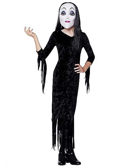 Kids Morticia Addams Costume - The Addams Family 2 1 Kids Morticia Addams Costume - The Addams Family 2
