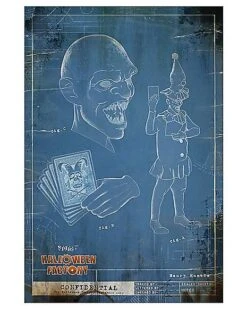 Spirit Halloween Factory Animatronic Blueprint Posters - 4 Pack 6 Spirit Halloween Factory Animatronic Blueprint Posters - 4 Pack -Online Halloween Costumes 07639347 c